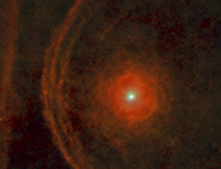 View of dying star