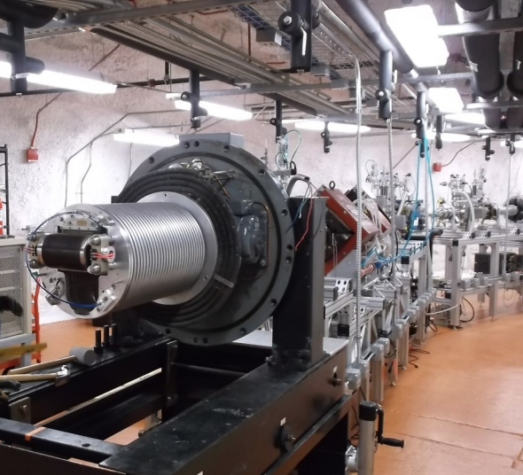 CASPAR Accelerator Assembled Underground