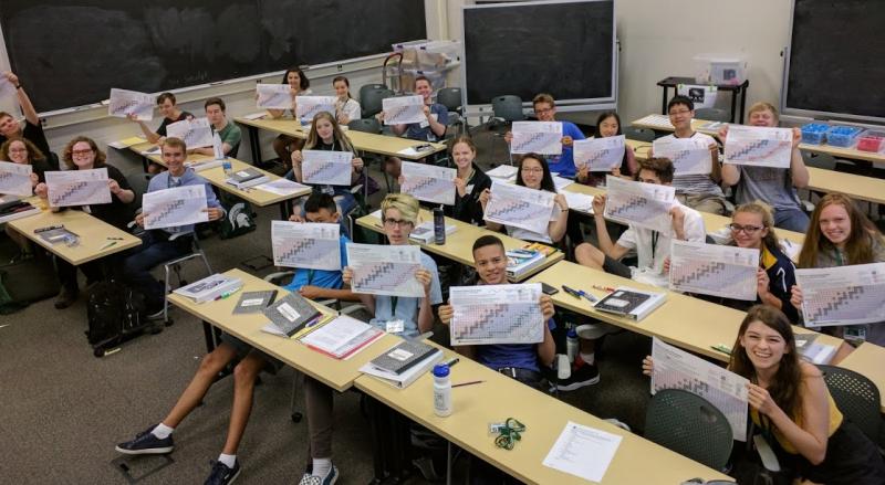 Group photo of students