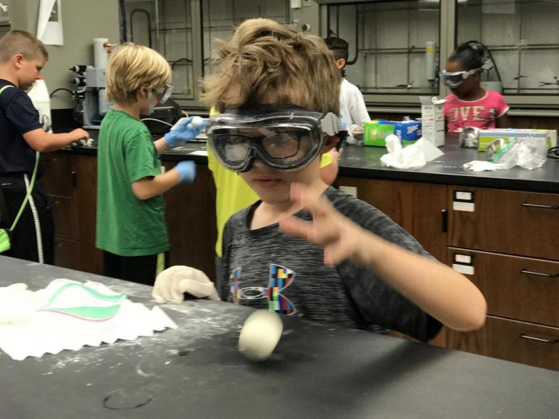 bouncy ball made during camp