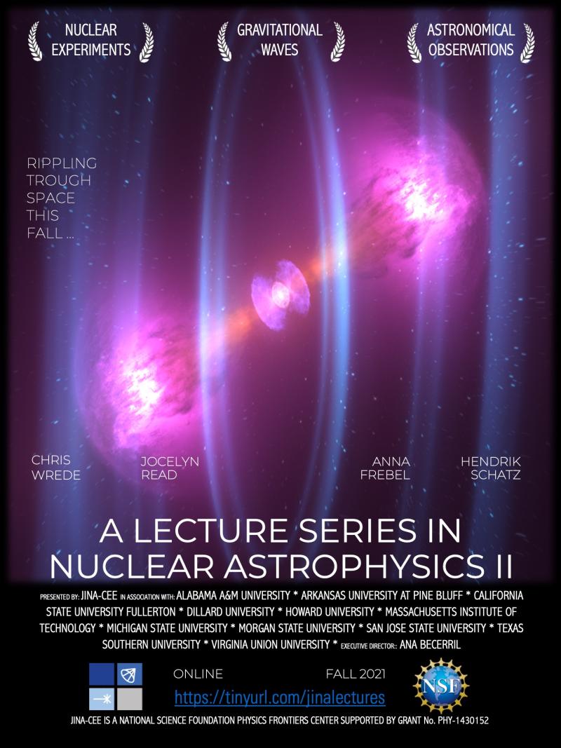 Second JINA-CEE Lecture Series in Nuclear Astrophysics for Minority Serving Institutions Now Publicly Available